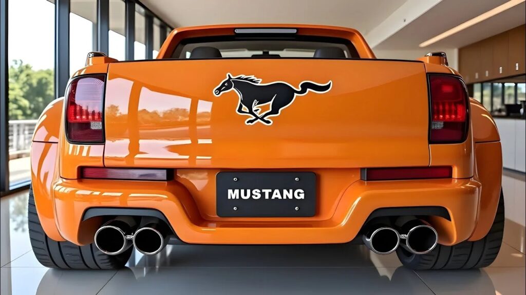 2026 Ford Mustang Pickup Truck Revealed: Massive Power, High-Tech Features and Bold Design